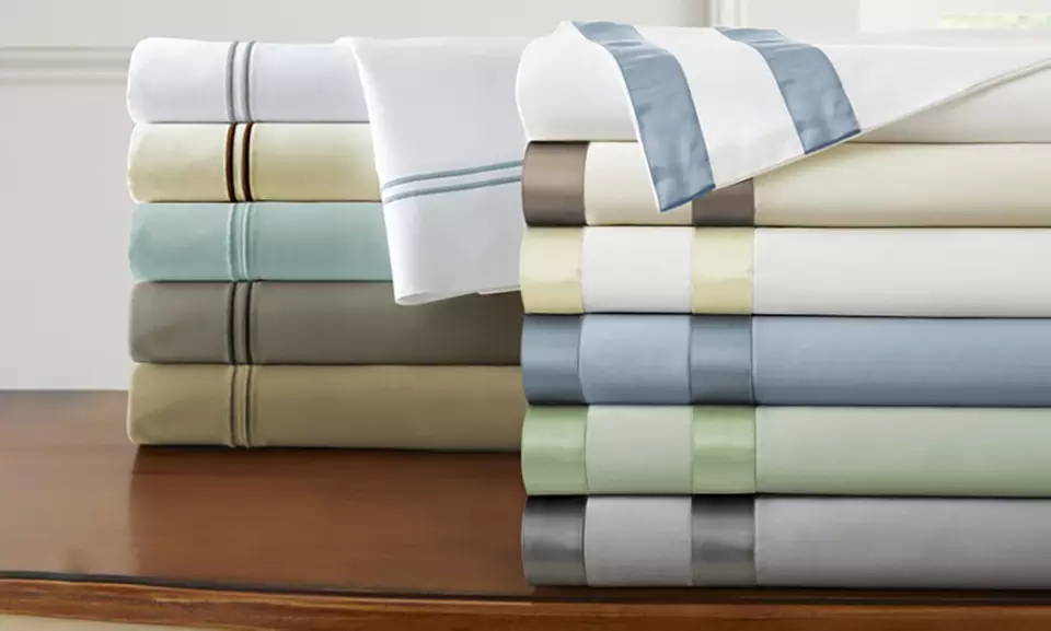 1000TC Cotton-Rich Italian Hotel Collection Sheet Set (6-Piece) - Primary Image