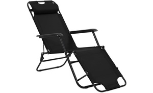 Two Pack of Folding Sun Loungers