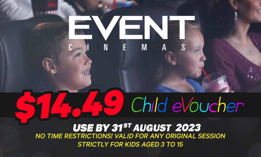 Image 2: Adult or Child Unrestricted eVoucher at Event Cinemas