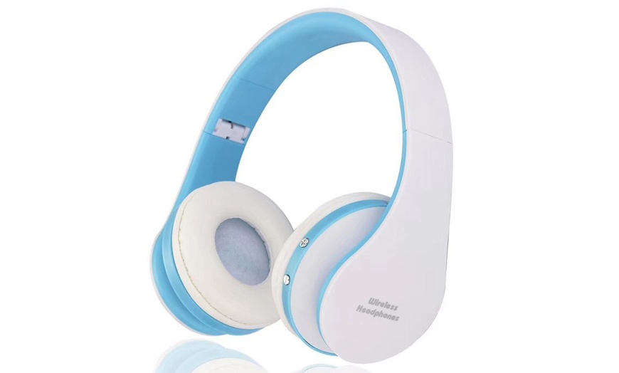 Image 3: Foldable Wireless Over-Ear Headphones