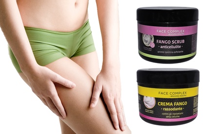 1 o 2 creme fango Face Complex anticellulite disponibili in 2 tipologie