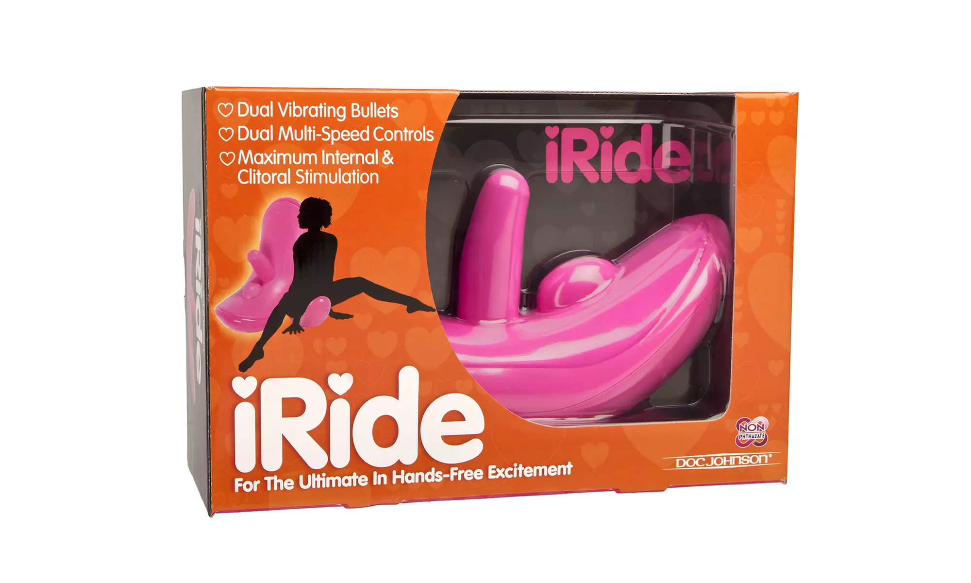 Doc Johnson Hands Free iRide Vibrator - Second Medium