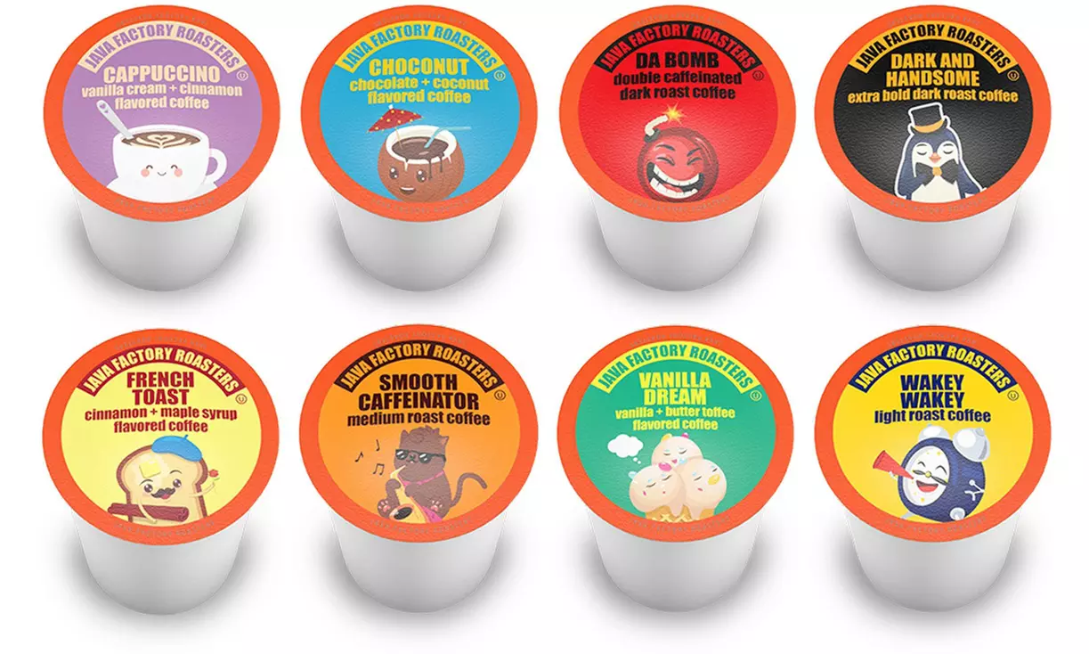 Java Factory Variety Pack Coffee Pods for Keurig K-Cup Brewers (40- or 80-Count) - Primary Image