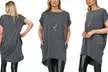 Want Clothing Oversized Sleeveless Hi-lo Back Baggy T-Shirt Dress - Second Medium