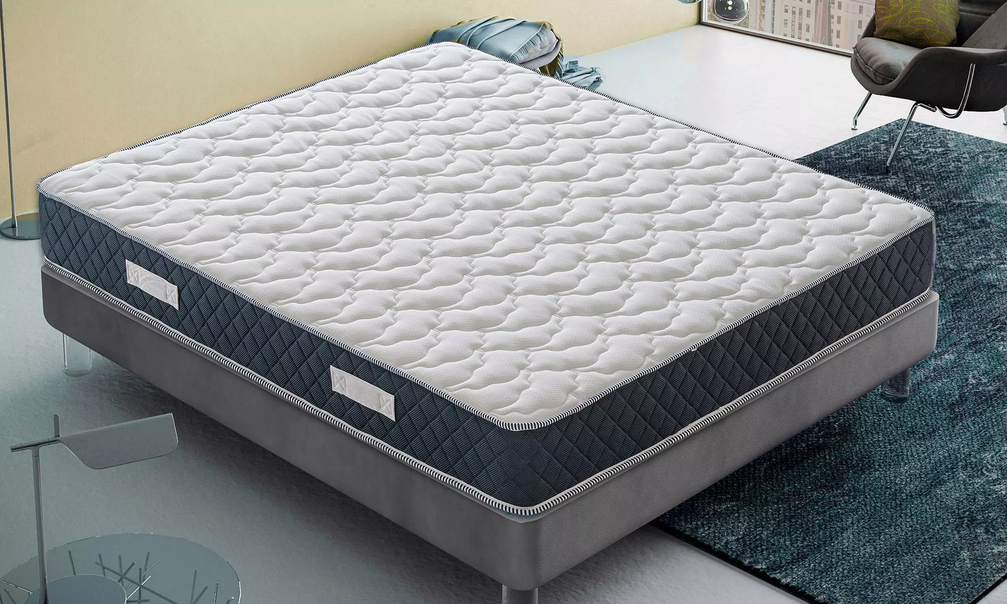 Materasso in memory Foam – Altezza 30 cm – 11 zone differenziate – 5cm memory – Ortopedico – Anatomico 180x200