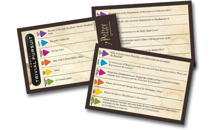 Image 3: Harry Potter Trivial Pursuit, Volume 1 and 2 with 1200 Questions