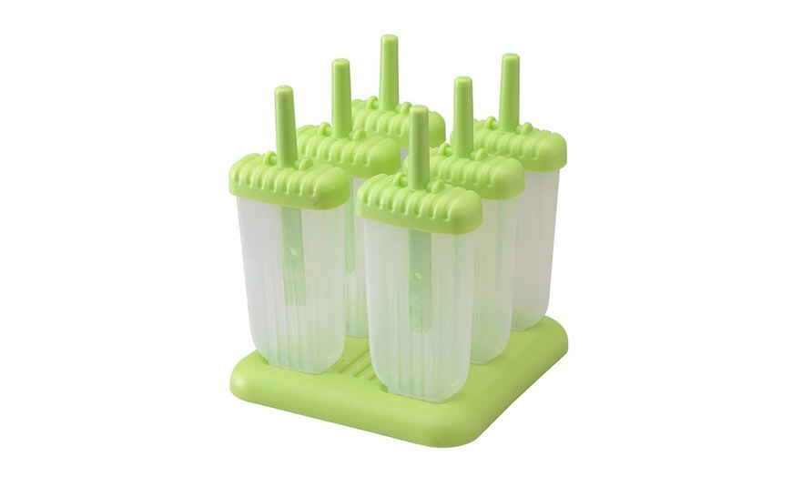 Image 3: Homiu 6 Reusable Ice Lolly Moulds