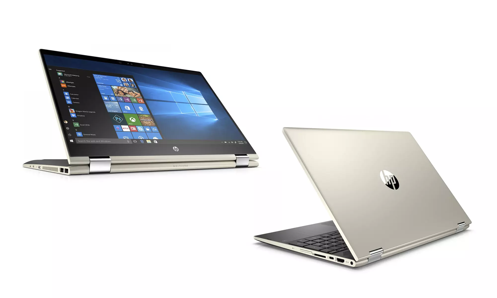 HP Pavilion x360 15.6" Convertible Laptop with Intel Core Quad-Core CPU, 4GB RAM, and 1TB Hard Drive (Refurb. A-Grade) - Primary Image