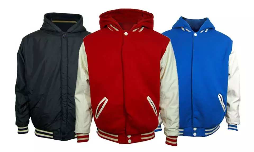 Men's Reversible Varsity Jacket - Primary Image