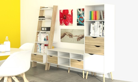 Libreria Scandi, disponibile in 2 modelli e colori