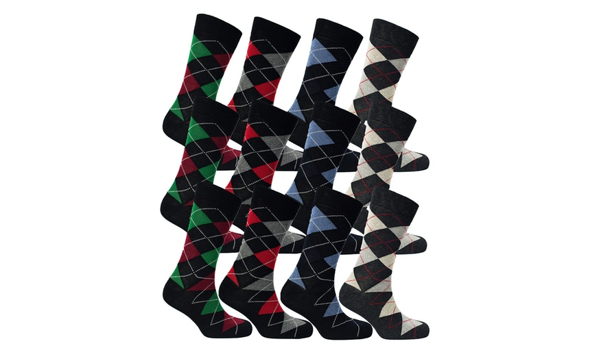 Image 5: 12-Pack of Men's Design Socks