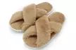 Women's Open Toe Memory Foam Slippers - Second Medium
