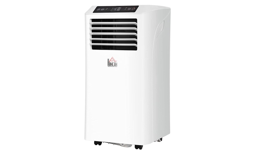 Image 4: HomCom Portable Air Conditioner with Remote Control 9000 BTU