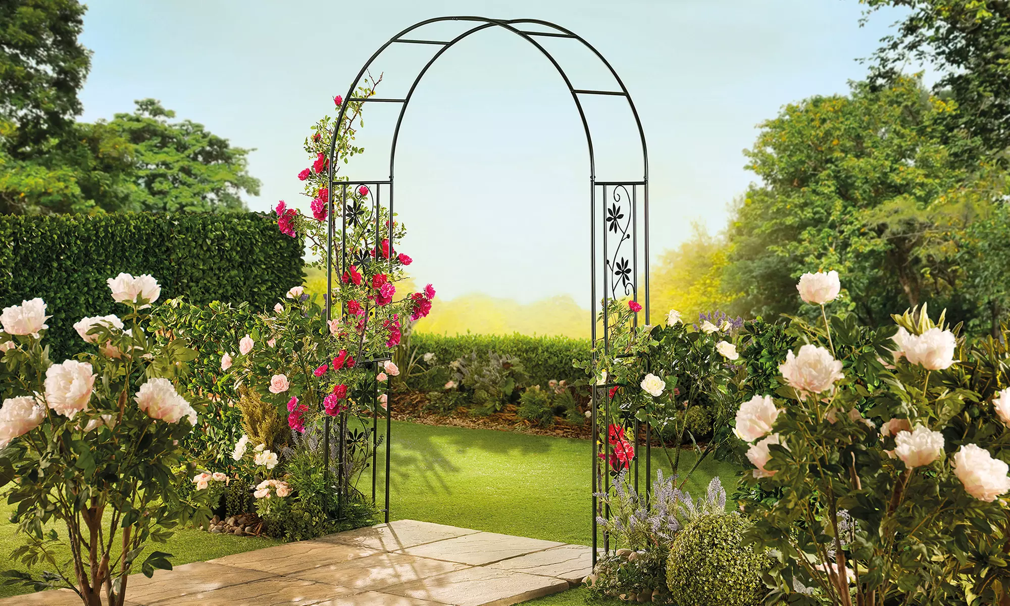 Garden Gear 2.2m Metal Garden Arch
