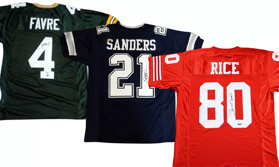 NFL Legends Autographed Jerseys - Primary Image