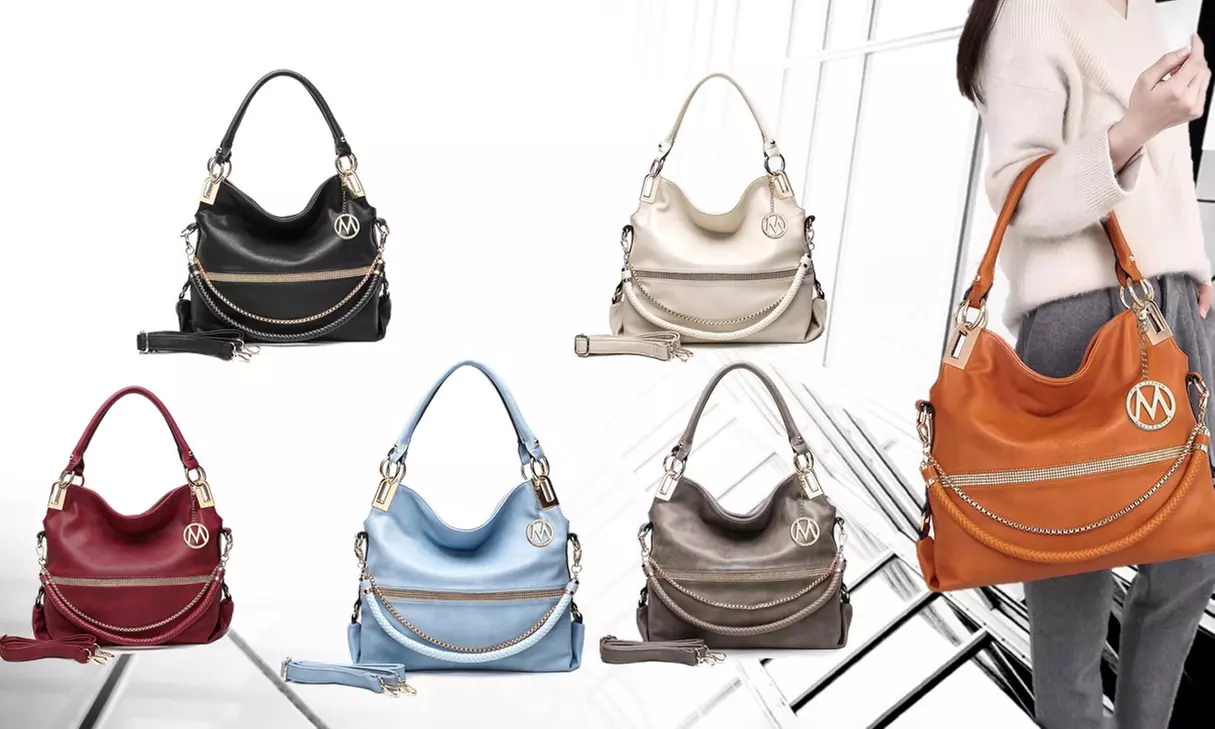 MKF Collection Twister Handbag by Mia K Farrow - Primary Image