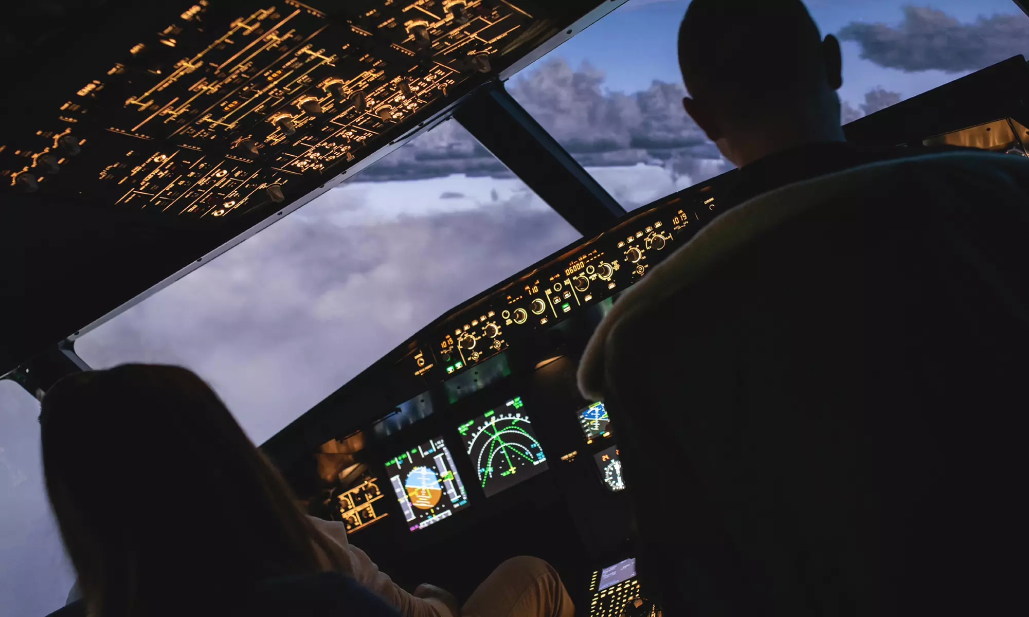 Symulator lotu samolotem pasażerskim w JetZone24