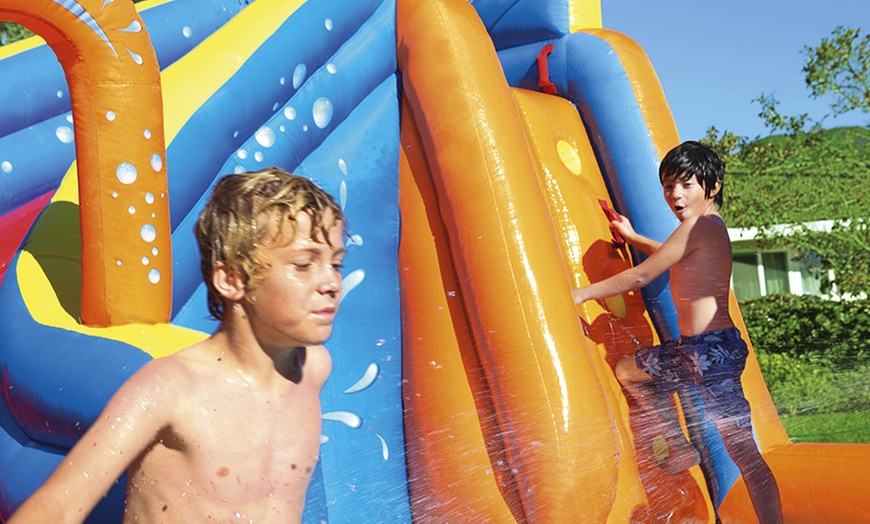 Image 3: Bestway H2OGO! Mega Water Park with Continuous Fan Turbo Splash