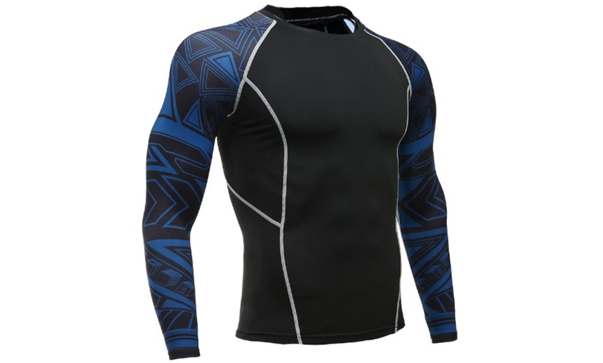 Image 1: Men's Long Sleeve Thermal Shirt