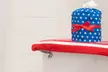 4-Piece Patriotic Bathroom Set with Contour Rug - Second Medium
