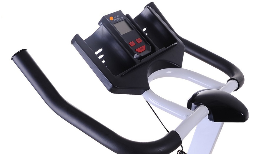 Image 4: HomCom Exercise Bike