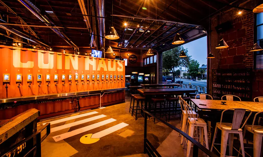 Vintage Arcade Games and 50 Self-Pour Taps of Local Craft Beer & Wine at Coin Haus (Up to 30% Off). - Second Medium