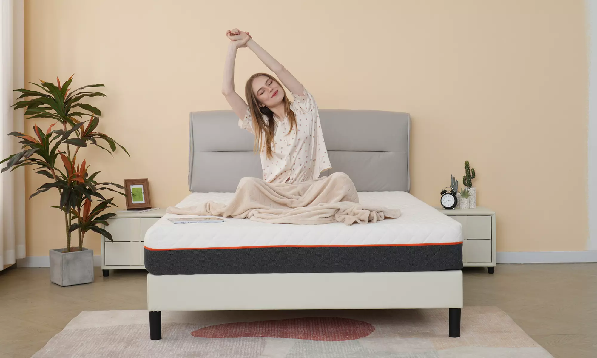 Memory-Schaum-Matratze mit 7 Ruhezonen