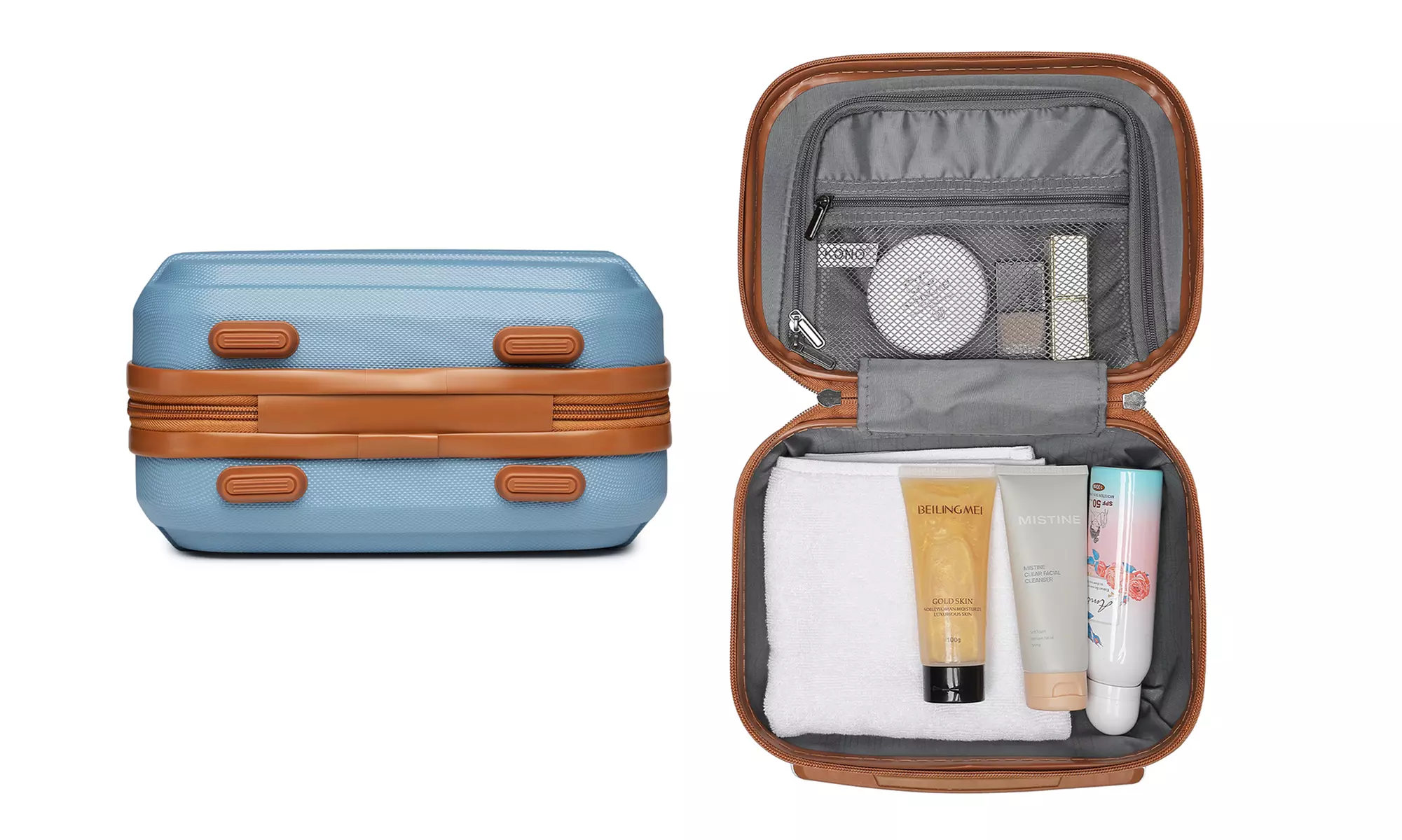 1 ou 4 valises en ABS avec serrure TSA, taille au choix, livraison offerte - Second Medium