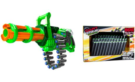 Dart Zone Scorpion Commander Motorized Gatling Blaster and Dart Refill