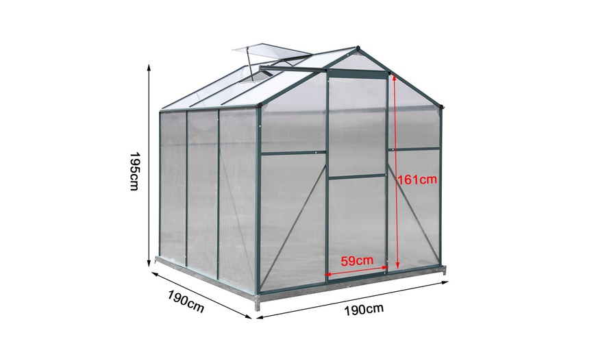 Image 5: Garden Greenhouse with Vents