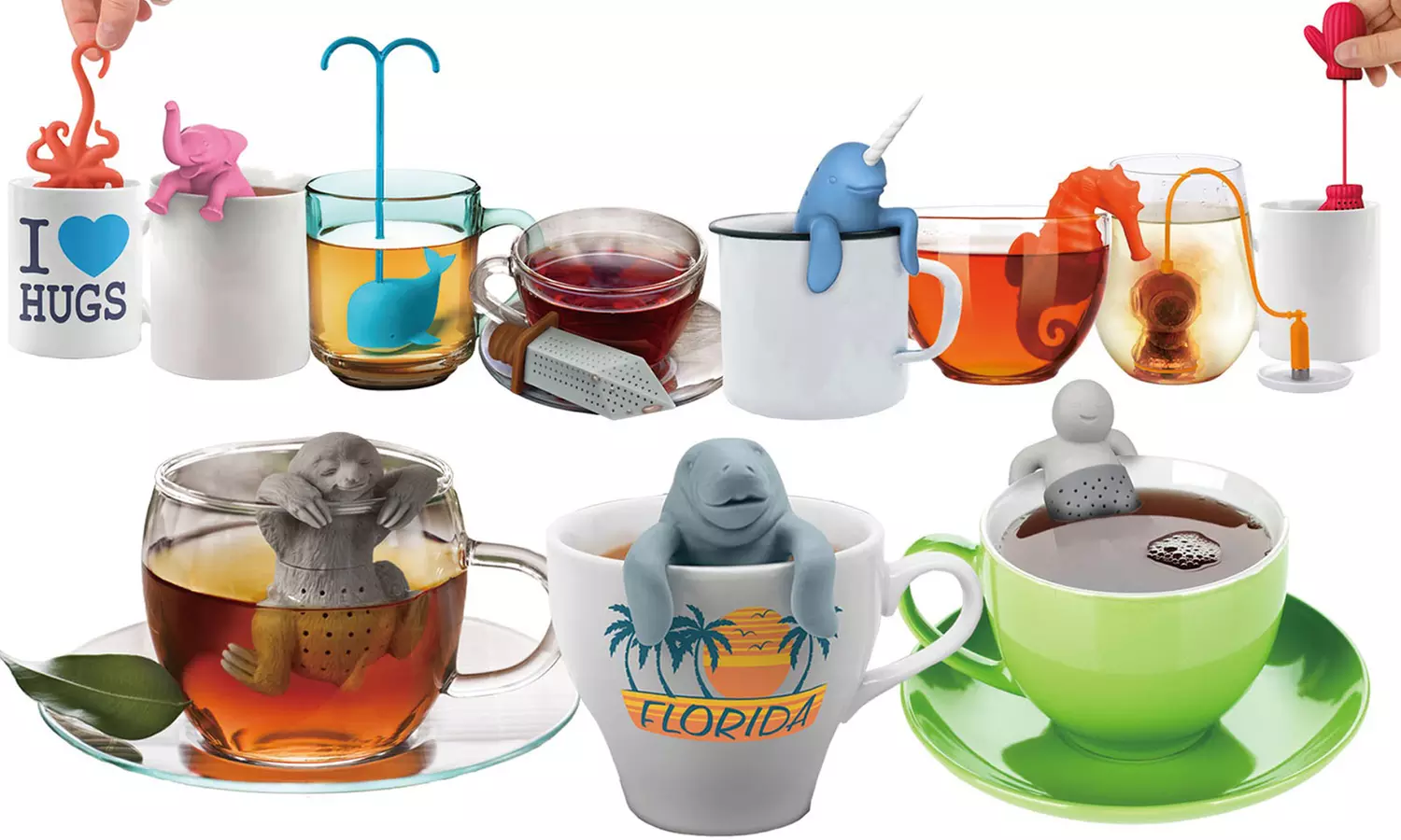 Fred and Friends Silicone Tea Infusers - Primary Image