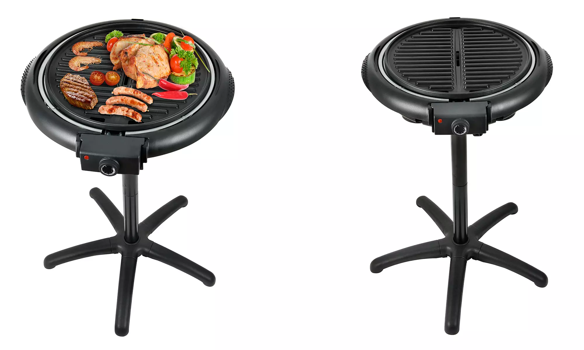 Kalorik 2-in-1 Tisch- und Standgrill mit Kugeldeckel und Thermostat - Second Medium