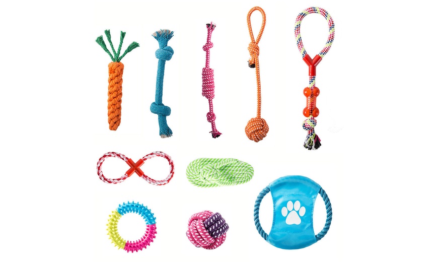 Image 10: Rope Toys Set for Dogs