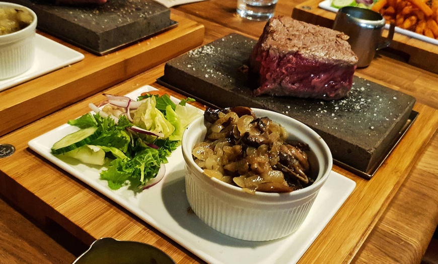 Image 2: Hot Stone Steak Meal