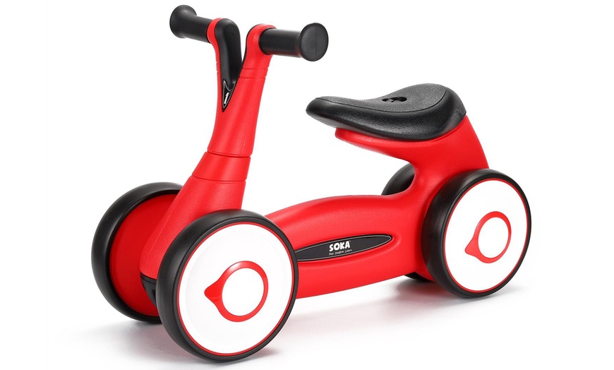 Image 3: Soka Four-Wheel Kids' Balance Bike