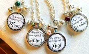 Up to 55% Off Custom Blessings Necklaces from KraftyChix