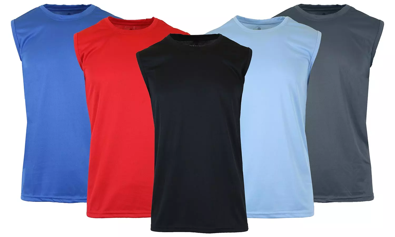 Men's Moisture-Wicking Wrinkle-Free Performance Muscle Tee (S-2XL) - Primary Image