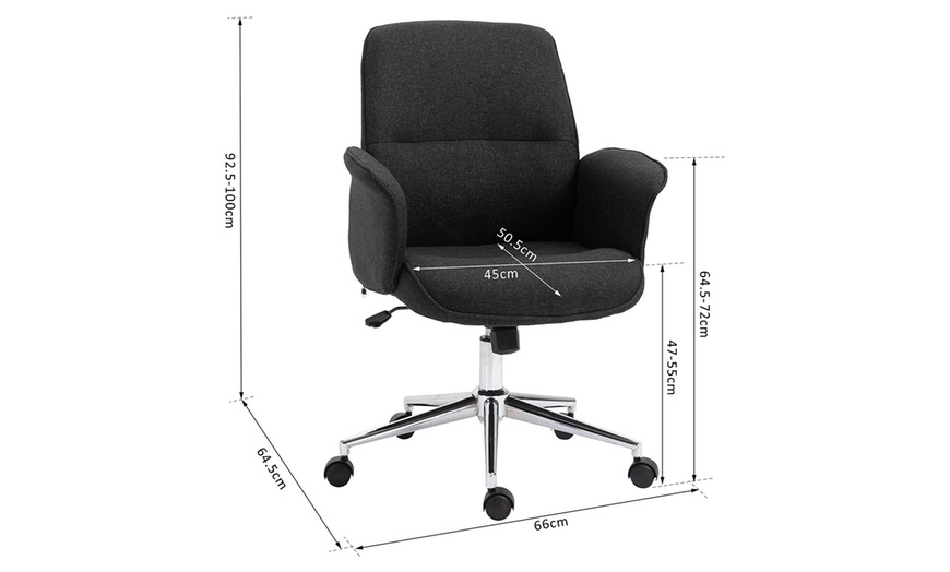 Image 15: HomCom Vinsetto Office Chair