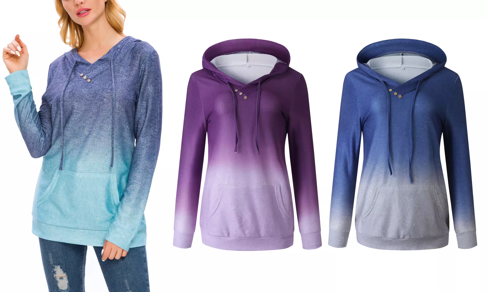 Lilly Posh Women's Ombre Pullover - Primary Image