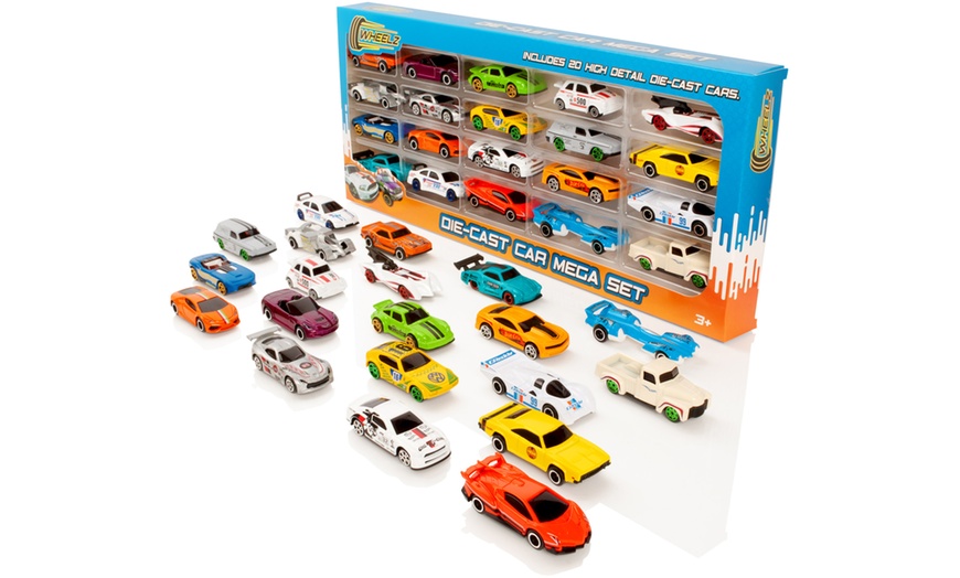 Image 1: 20-Piece Die-Cast Car Mega Set