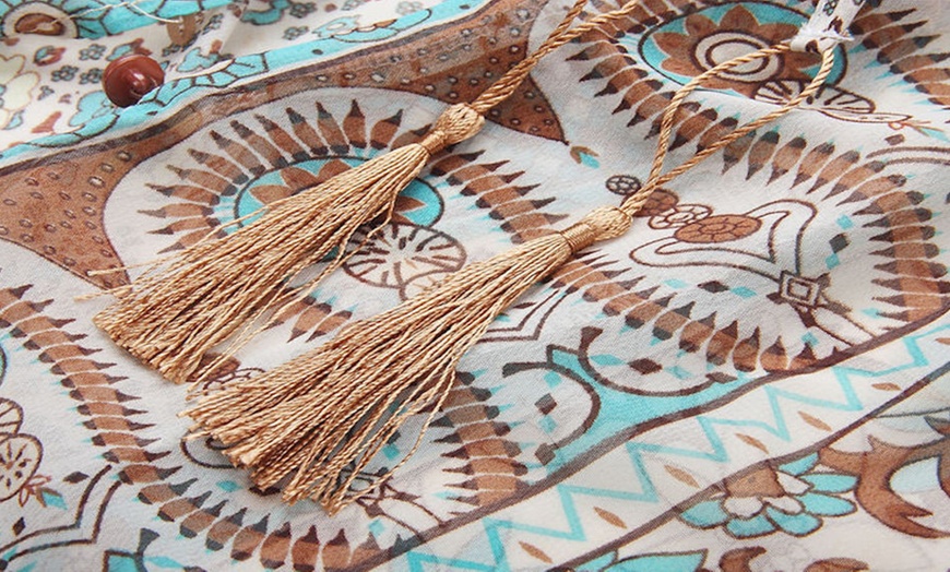 Image 4: Women's Boho Beach Dress