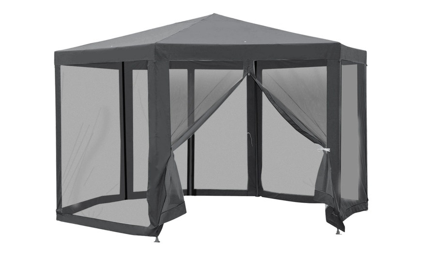 Image 3: Outsunny Netting Gazebo