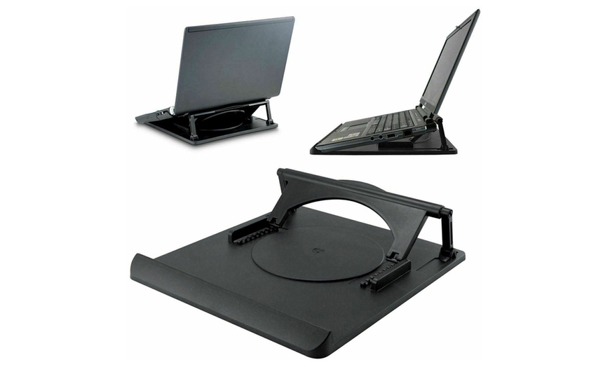 Image 1: 1 o 2 supporti per laptop