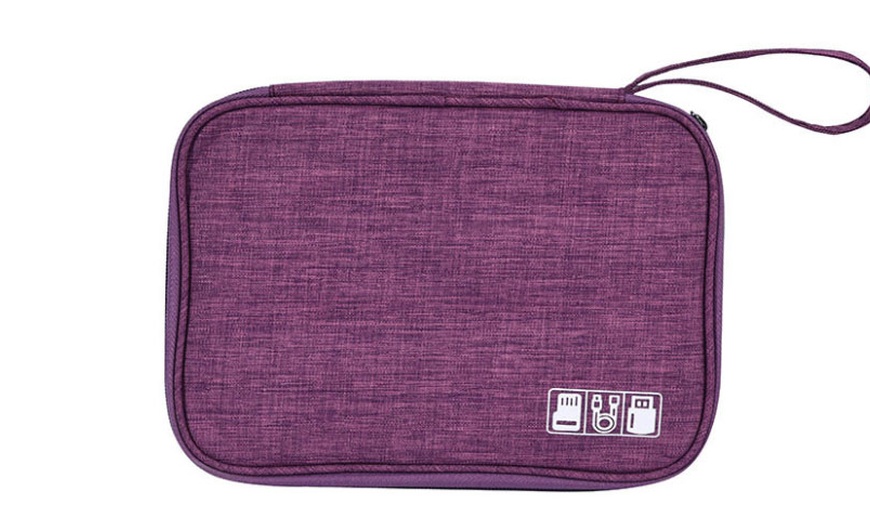 Image 12: Travel Cable Organiser Bag