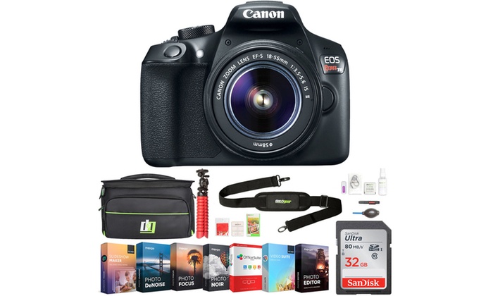 Up To 24 Off On Canon Eos Rebel T6 Camera Bundle Groupon