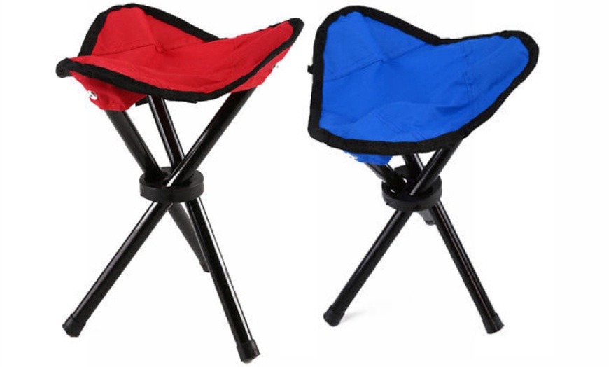 Image 7: Portable Outdoor Folding Tripod Seat