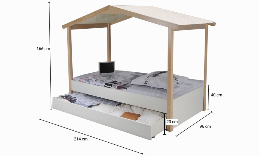 Image 4: Lit cabane Castel 2, 90 x 190 cm 