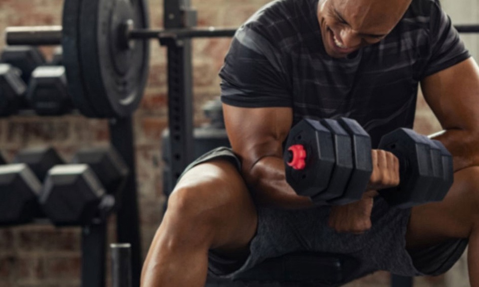 Set manubri convertibili in bilancere Umbro