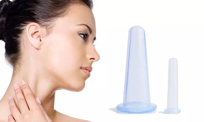 2 oder 4 Massage-Saugnäpfe zur Reduzierung dunkler Augenringe und Tränensäcke sowie feiner Linien und Falten im Gesicht - Primary Image