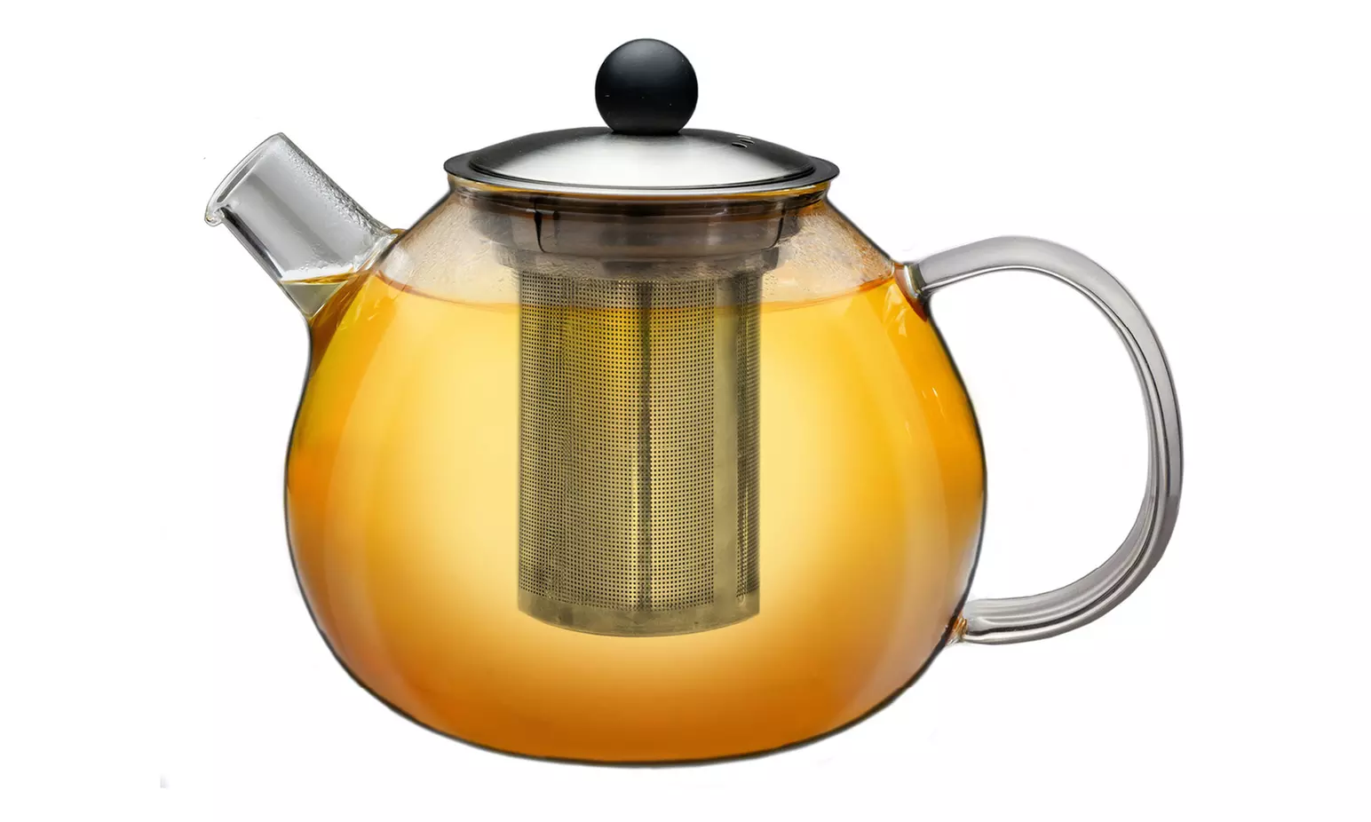 Creano Borosilikatglas-Teekanne oder Edelstahl-Stövchen